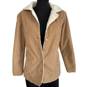 Old Navy Corduroy Coat, Sherpa inner lined, Medium